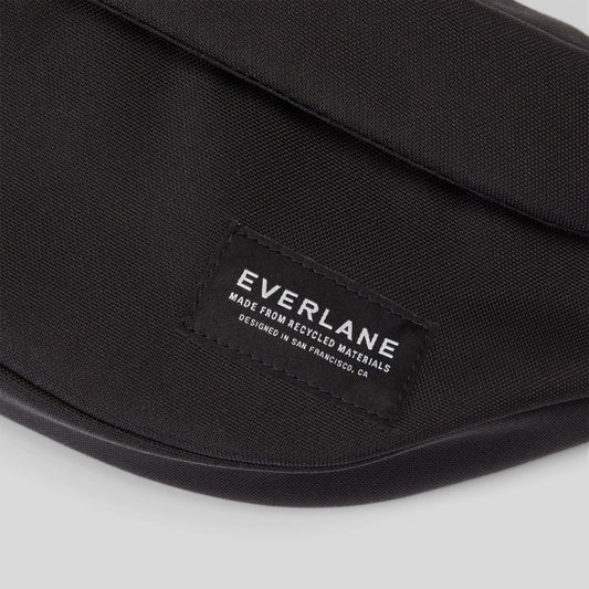 The Renew Transit Fanny Pack | Black (with label)