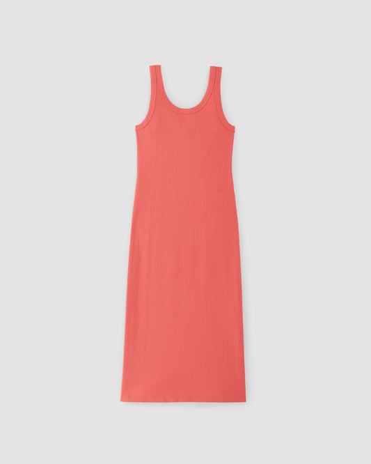 The ’90s Rib Dress | Coral