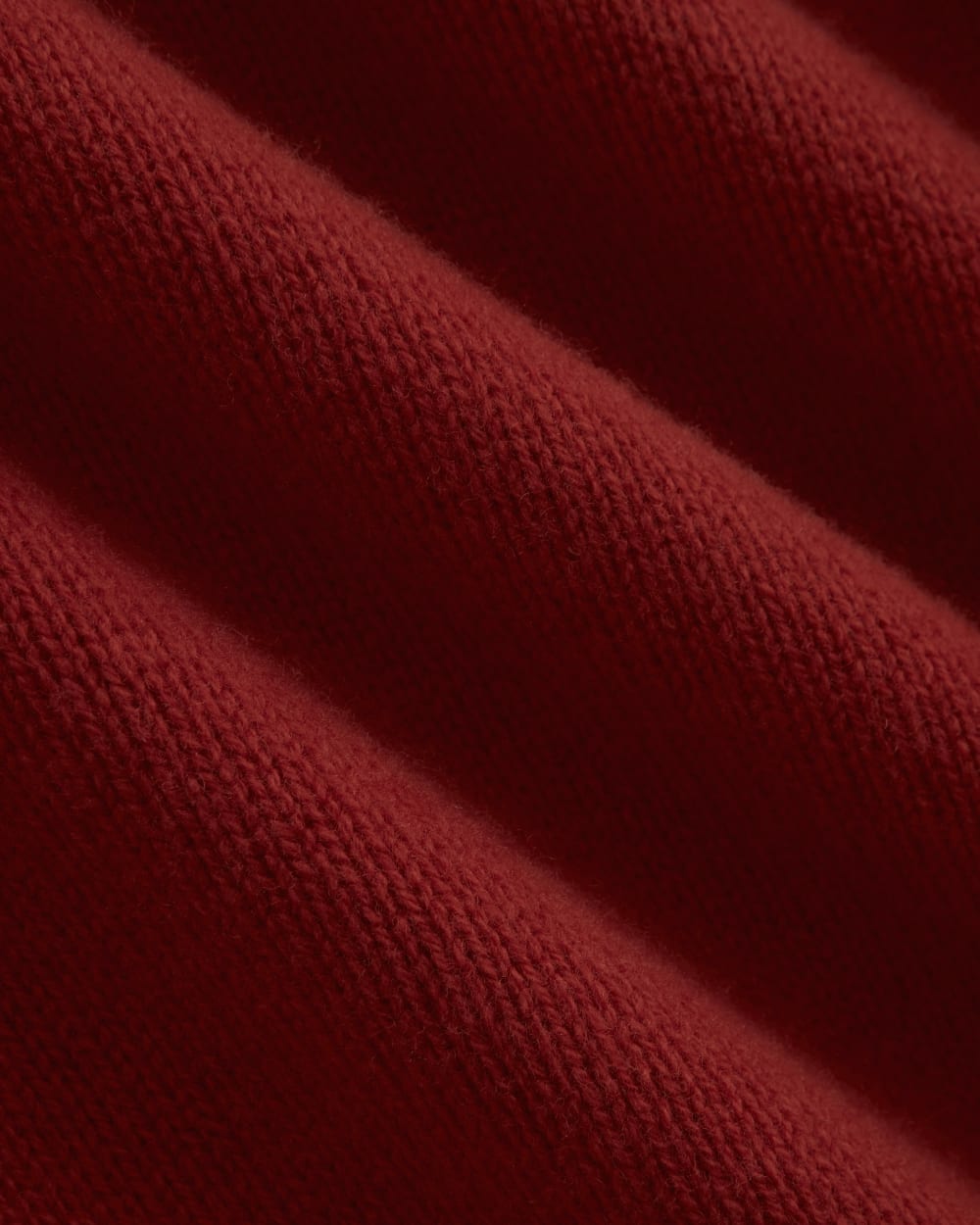 V-Neck Sweater in Extrafine Luxe Merino | Berry Red