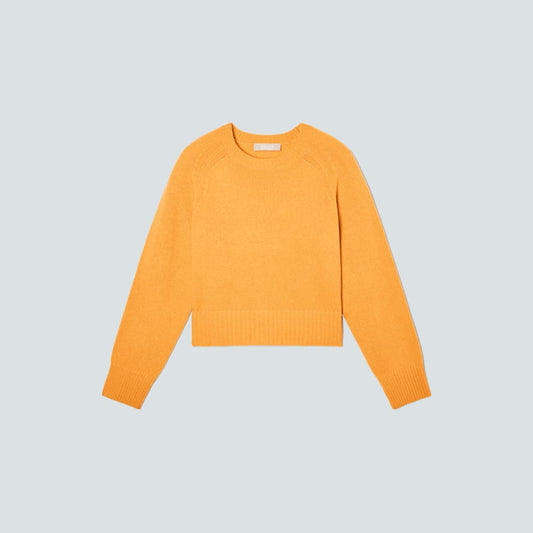 The Cashmere Boxy Crew | Kumquat