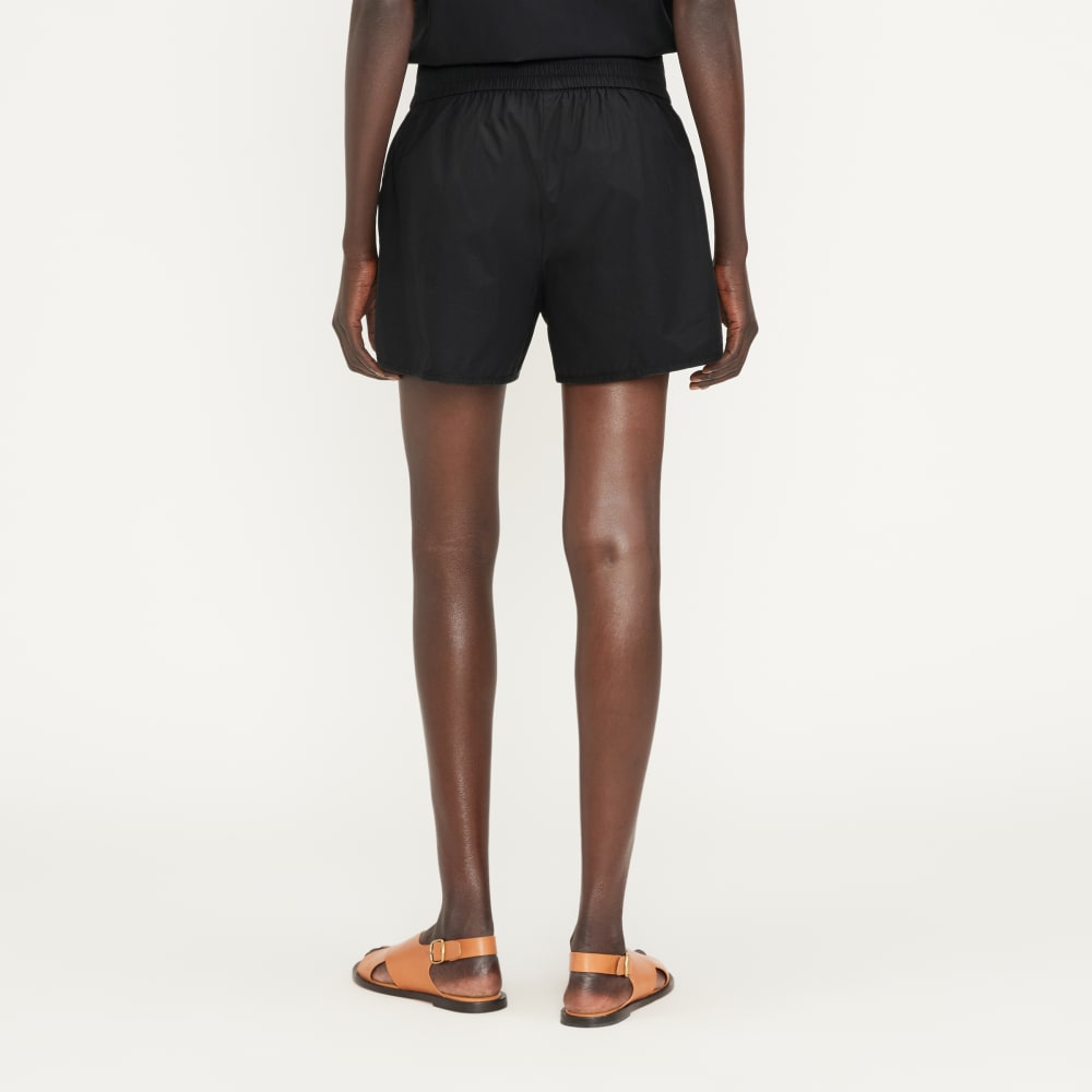 The Poplin Boxer Short | Black