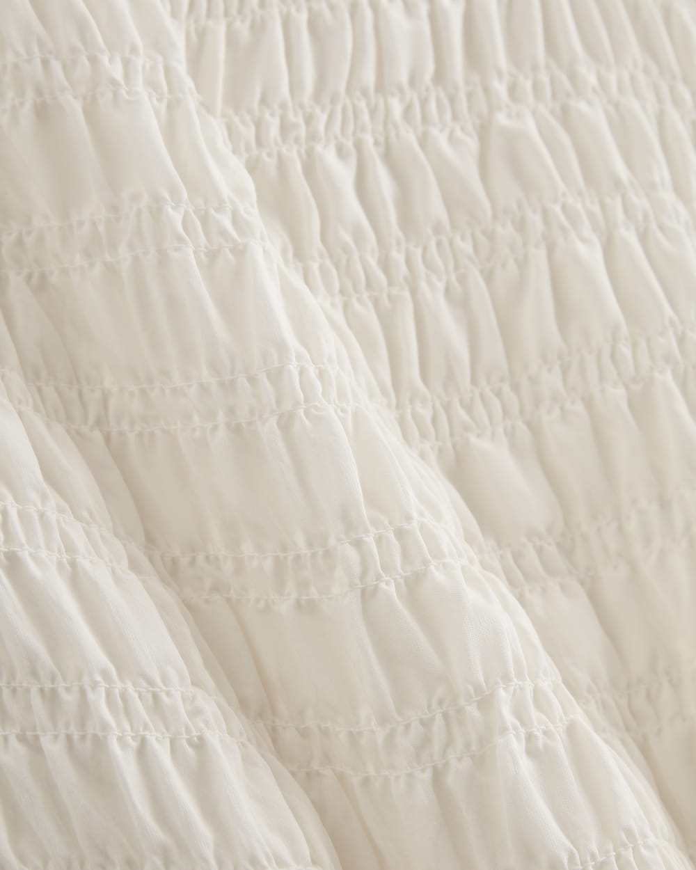 The Smocked Column Dress | Bone