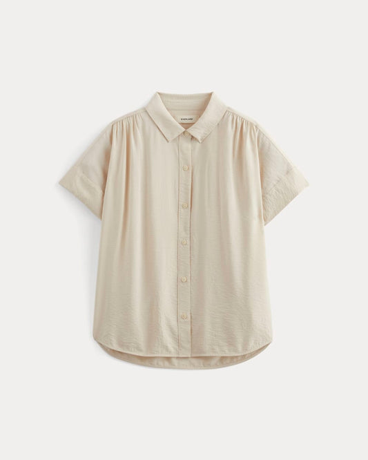 The Square Shirt in SoftLuxe | Sandshell