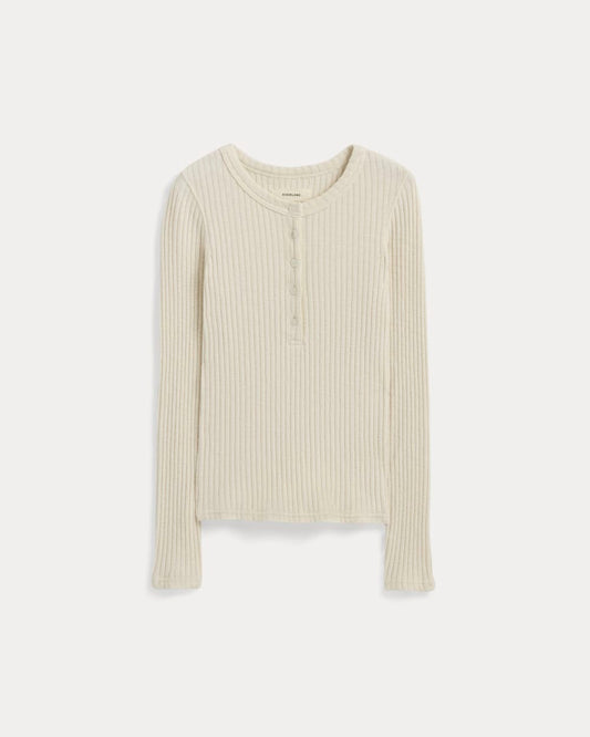 The Cozy Rib Henley | Bone