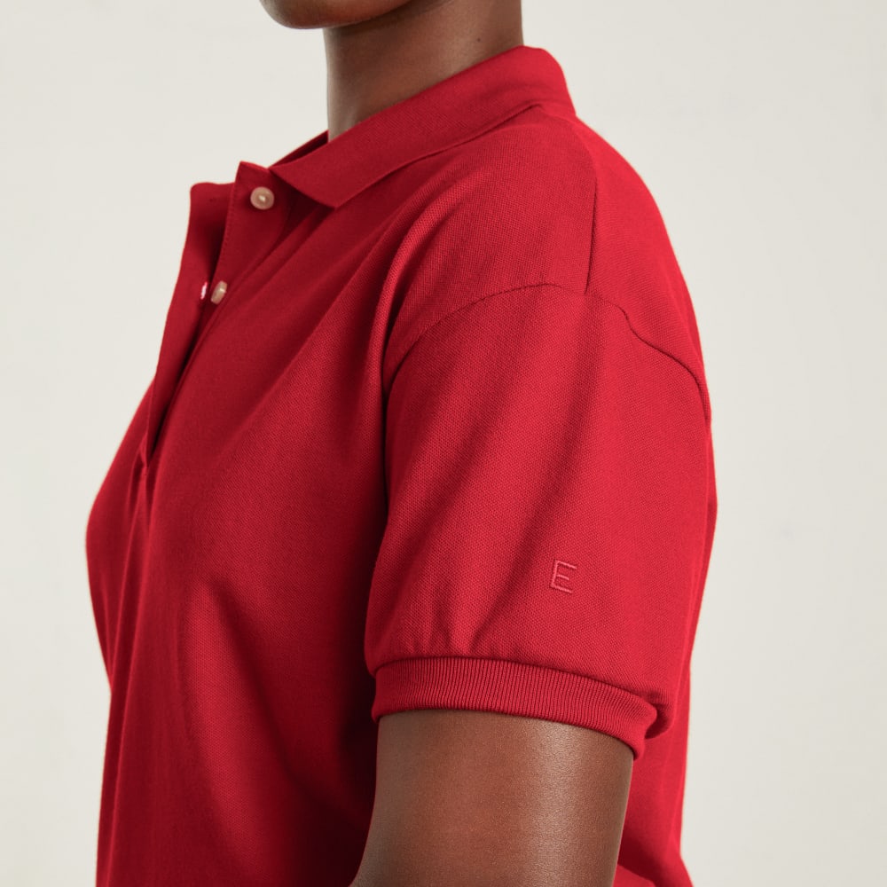 The Oversized Polo | Goji Berry