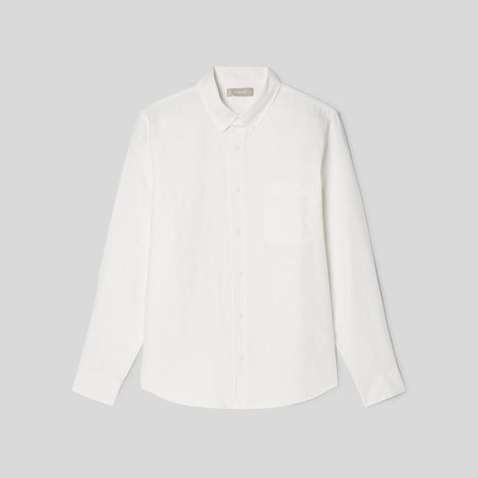 The Classic Shirt in Linen | White
