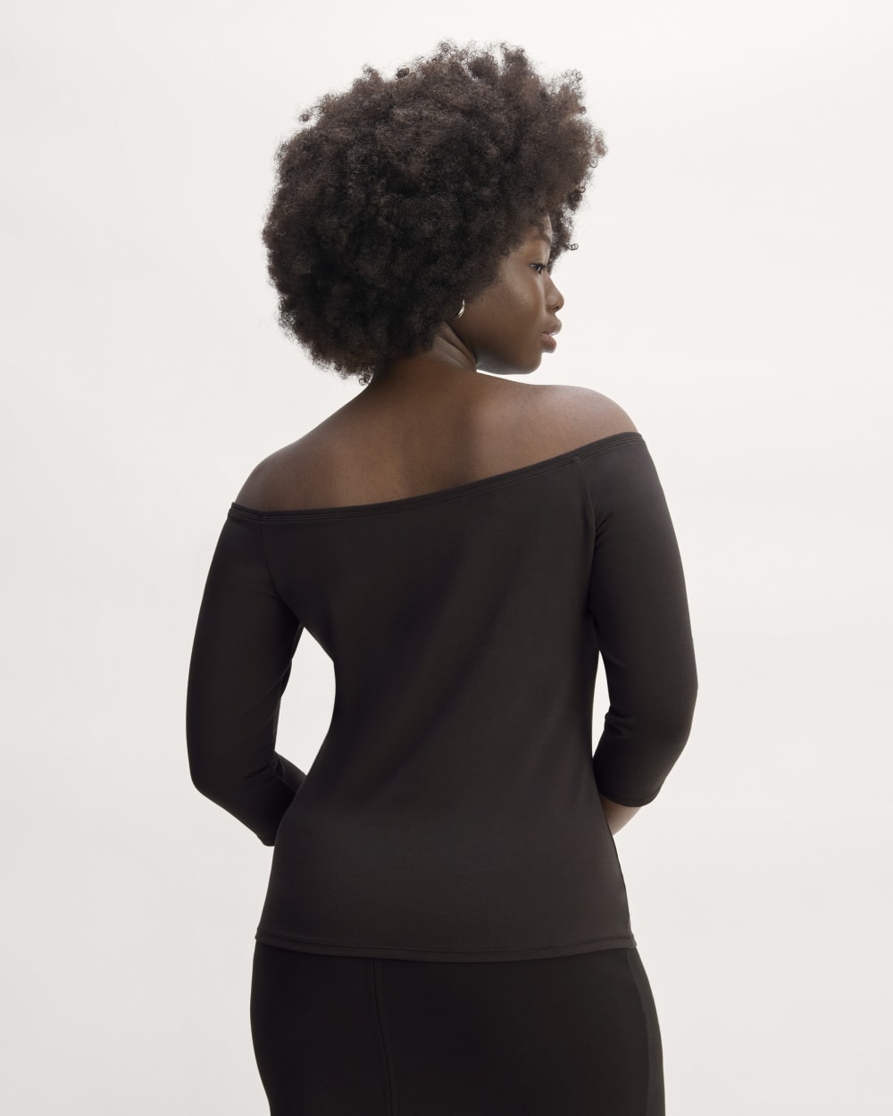 The Form Off-Shoulder Top | Black