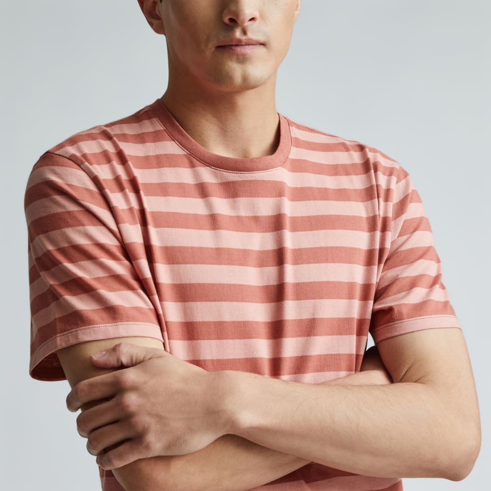 The Organic Cotton Crew | Redwood Stripe