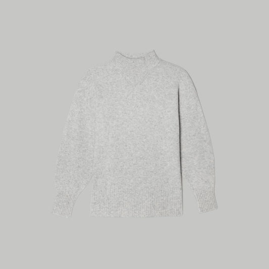 The Cozy-Stretch Pullover | Heathered Grey