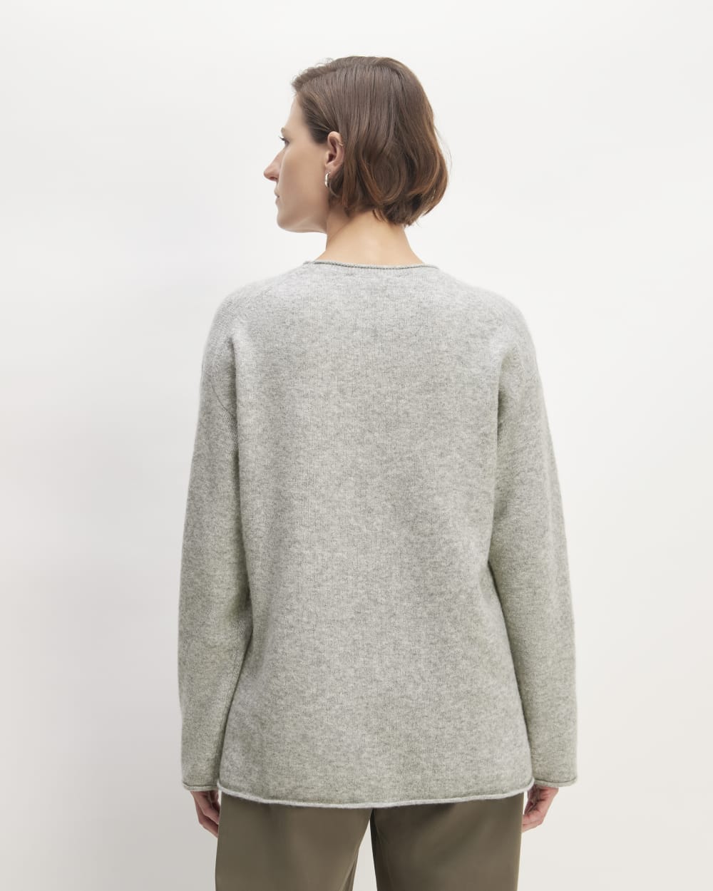 The Cozy-Stretch Crew | Heathered Grey