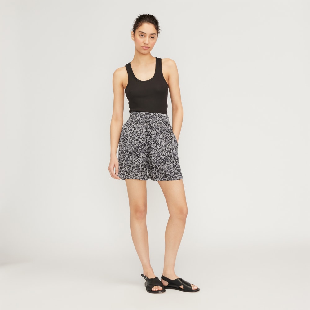 The Satin Pull-On Short | Splatter
