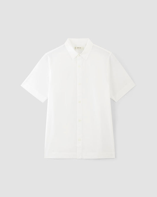 The Supima® Short-Sleeve Poplin Shirt | White