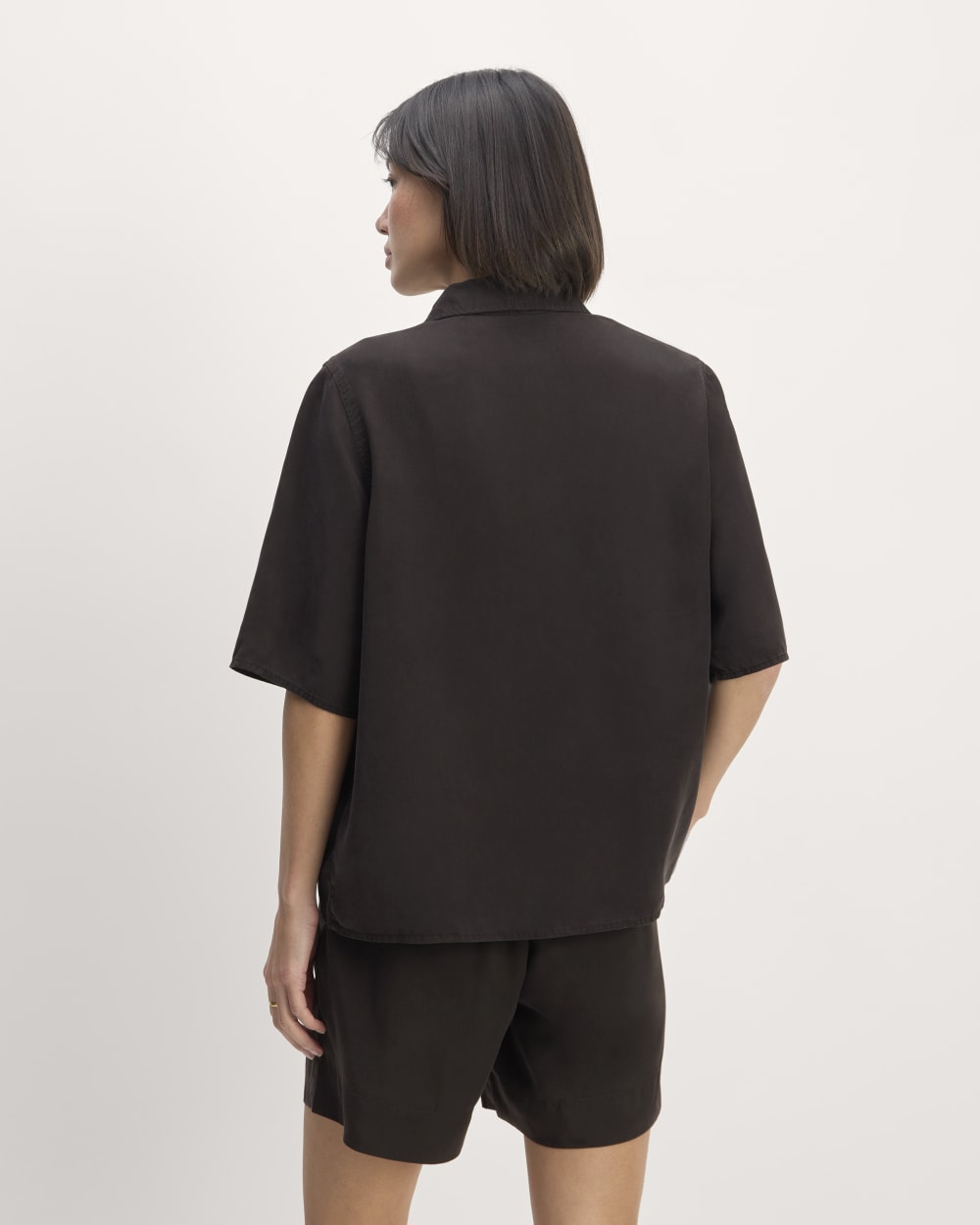 The Short-Sleeve Shirt in Butterlite | Black