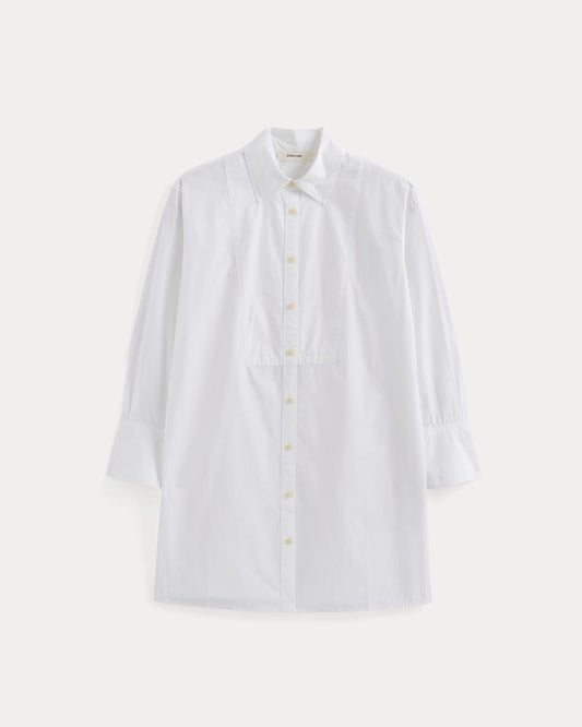 The Mini Shirtdress in Ultrasoft Cotton | White