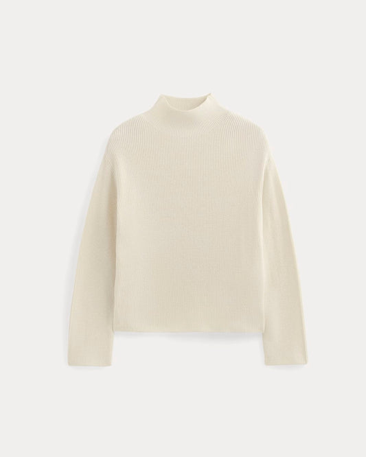 The Slouchy Funnel Neck in Everyday Cotton | Canvas