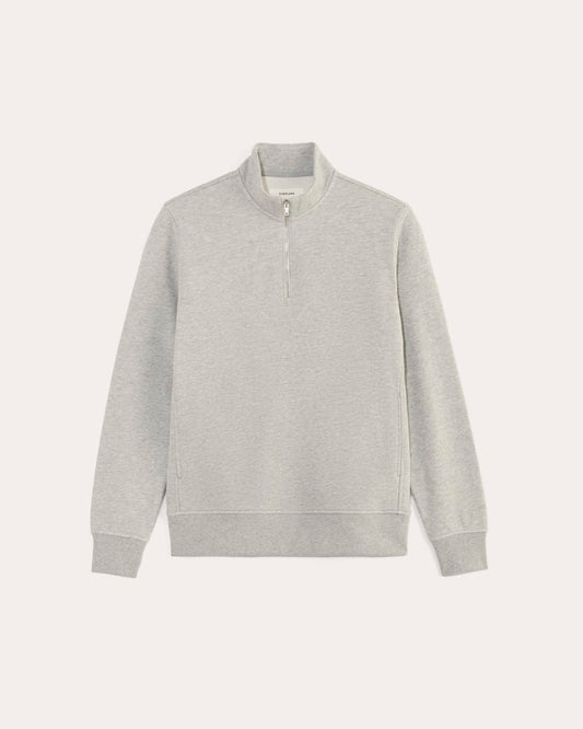 The Off-Duty Terry Quarter-Zip | Heathered Grey