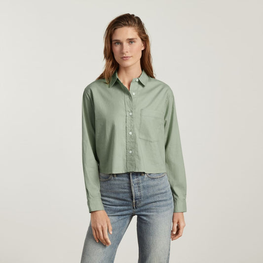 The Way-Short Shirt in Silky Cotton | Laurel