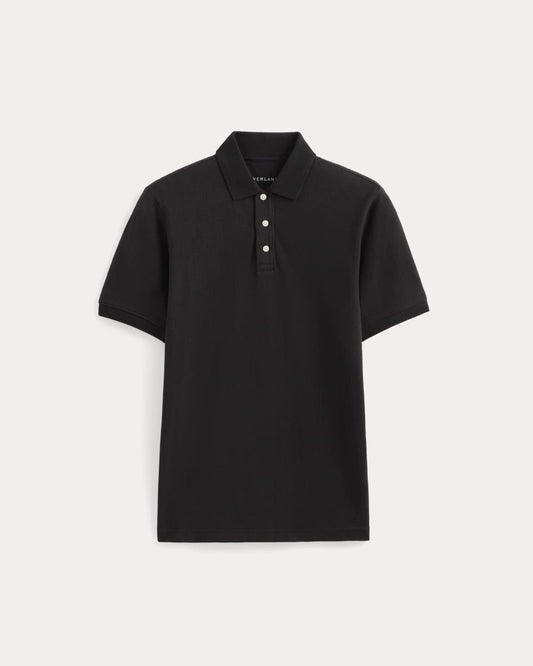The Pique Polo | Black