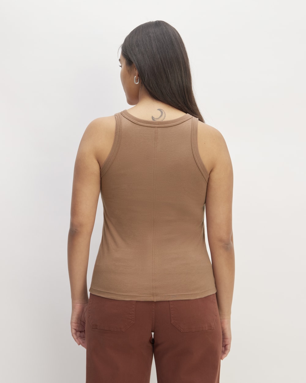 The Tank in Essential Cotton | Carob Brown