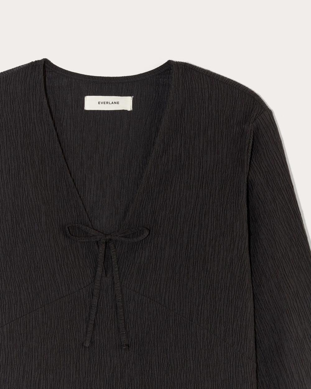 The Crinkle Long-Sleeve | Black