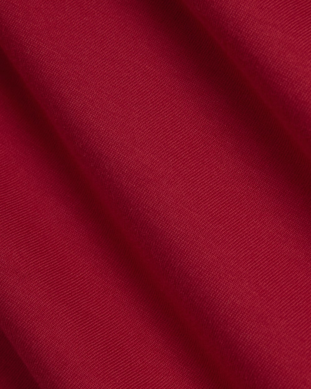 The Box-Cut Tee in Essential Cotton | Berry Red | No Pocket