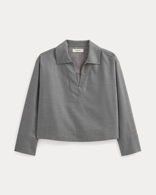 Overshirt in Tailor Twill | Heather Graphite