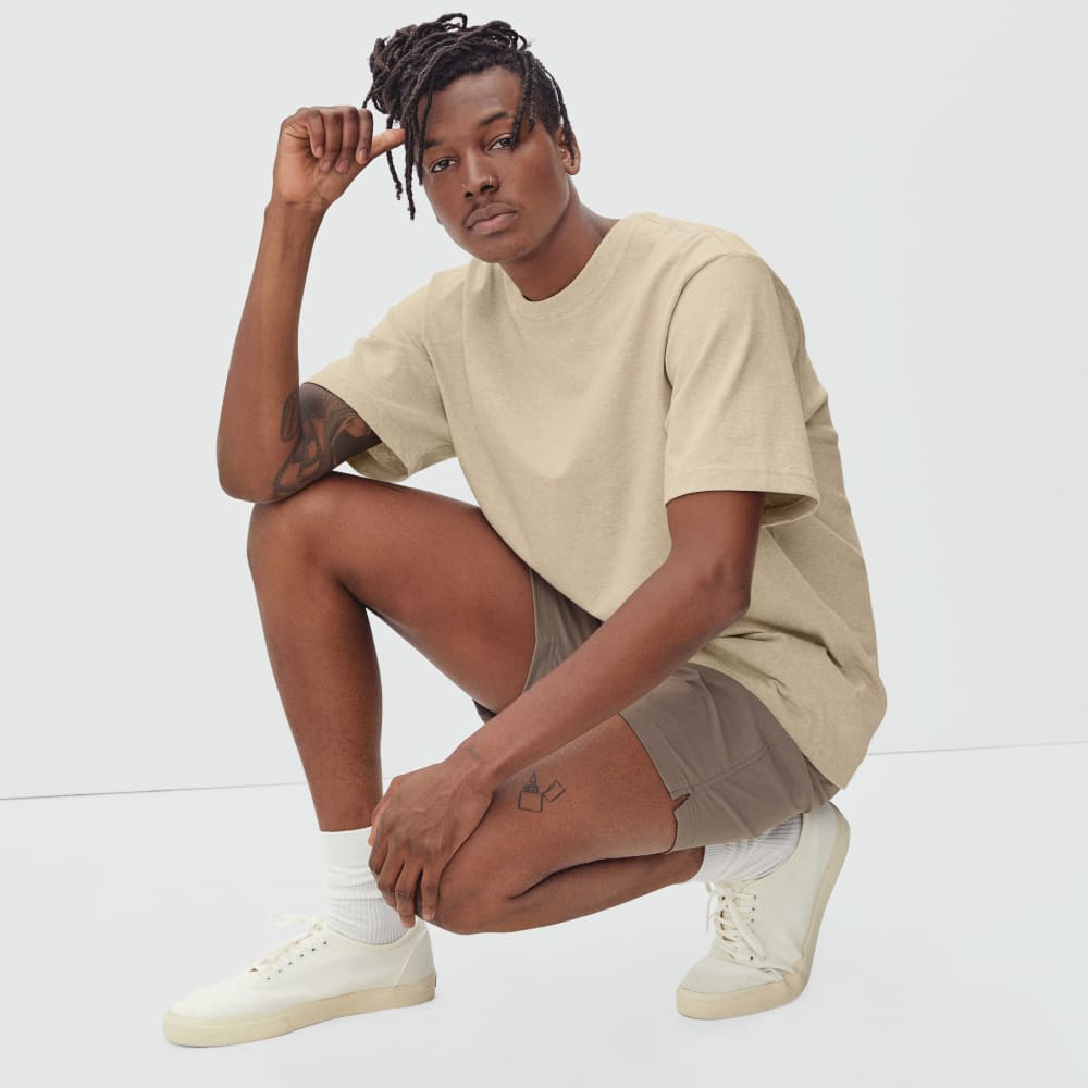 The Premium-Weight Relaxed Crew | Uniform | Heathered Cashew