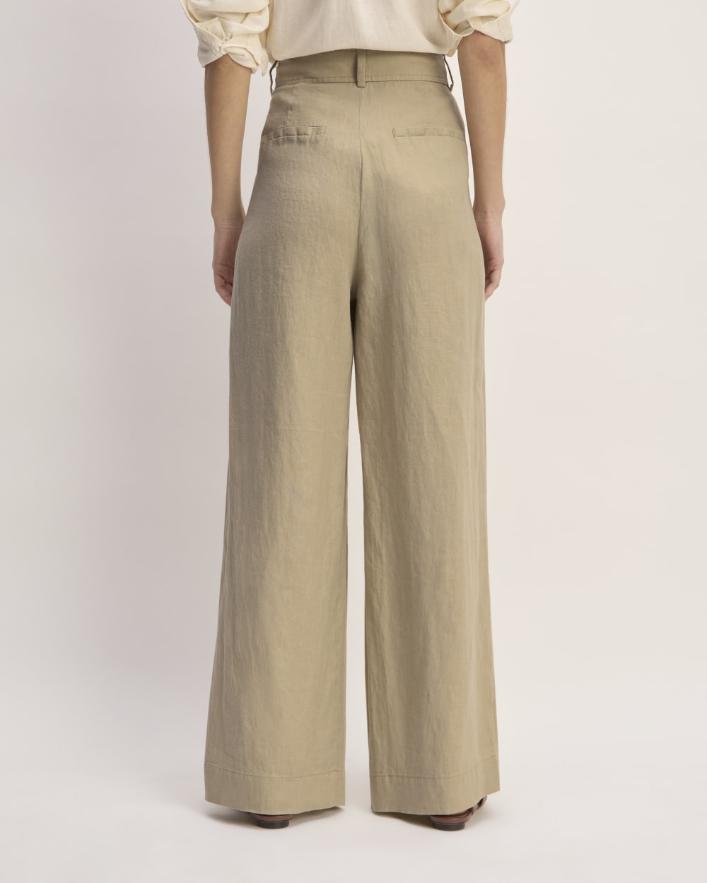 The Linen Way-High® Drape Pant | Trench Coat Khaki