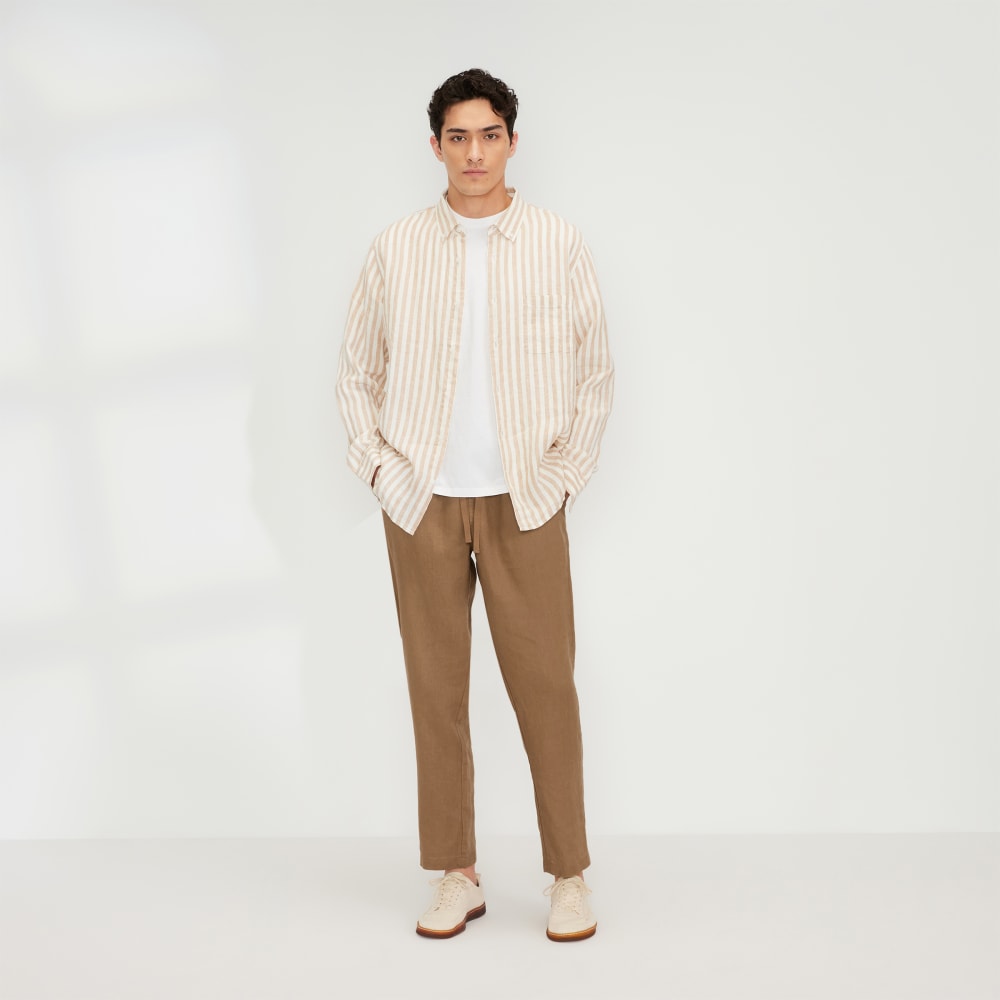 The Linen Easy Pant | Toasted Coconut