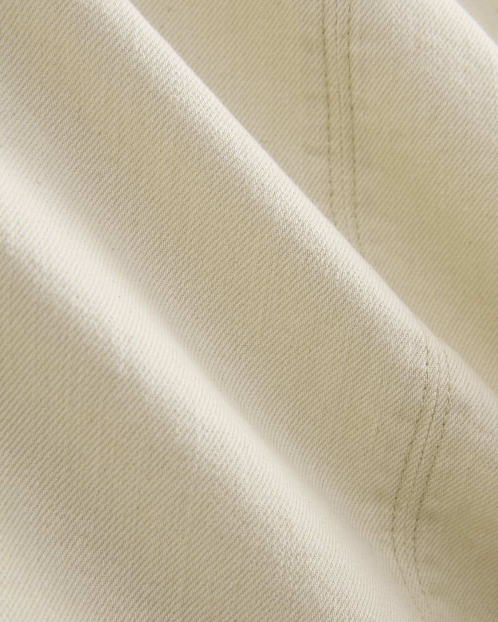 The Denim Shift Dress | Ecru