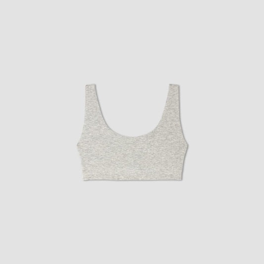 The Cotton Tank Bra | Heathered Grey