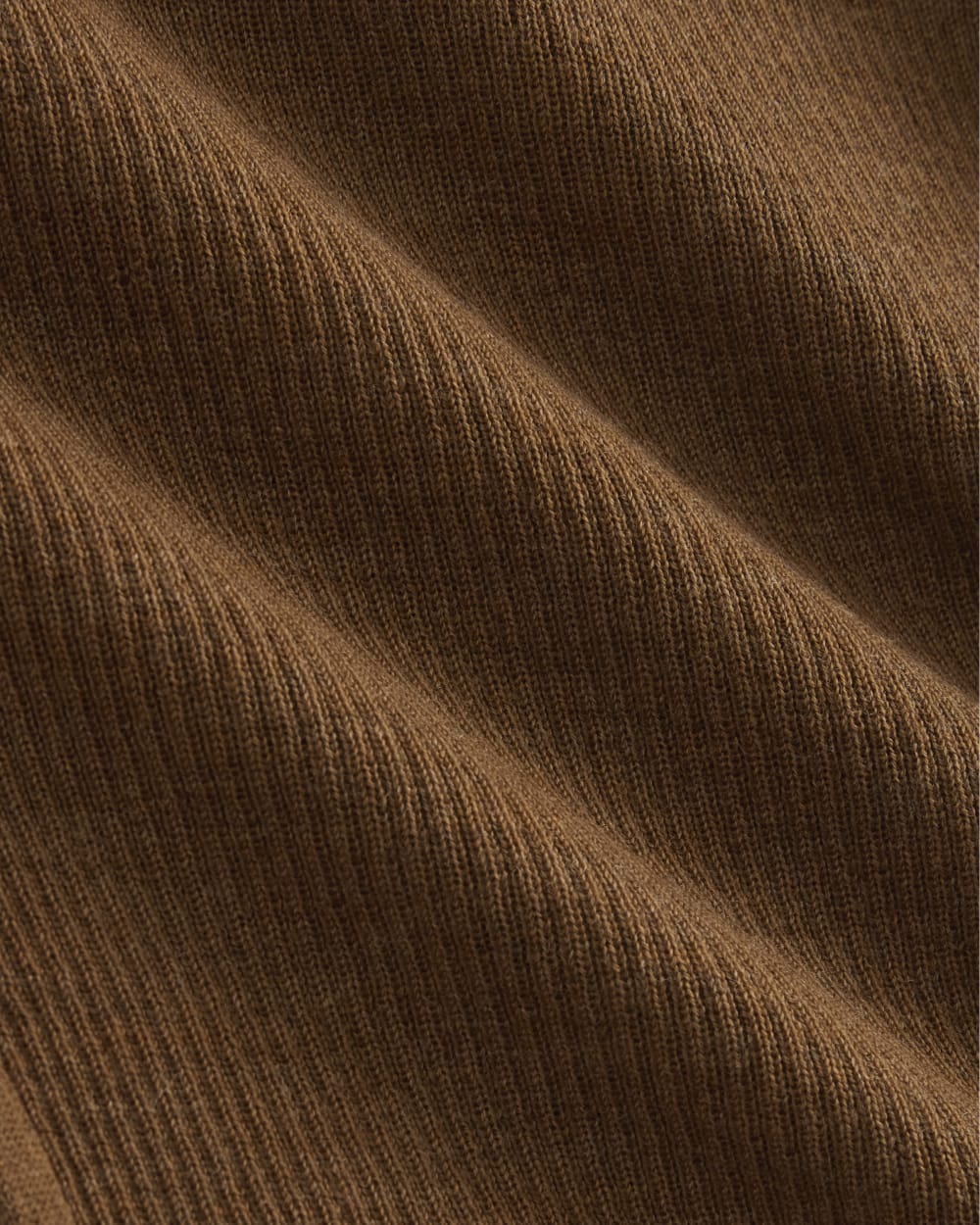 The Cropped Crew Top in Ultrafine Merino | Heathered Toffee