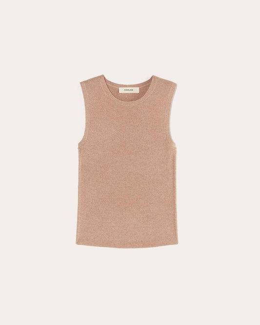 The Tank in Lurex Merino | Rose Gold