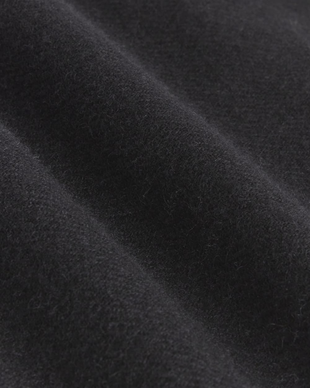 The Cashmere Feather Scarf | Black