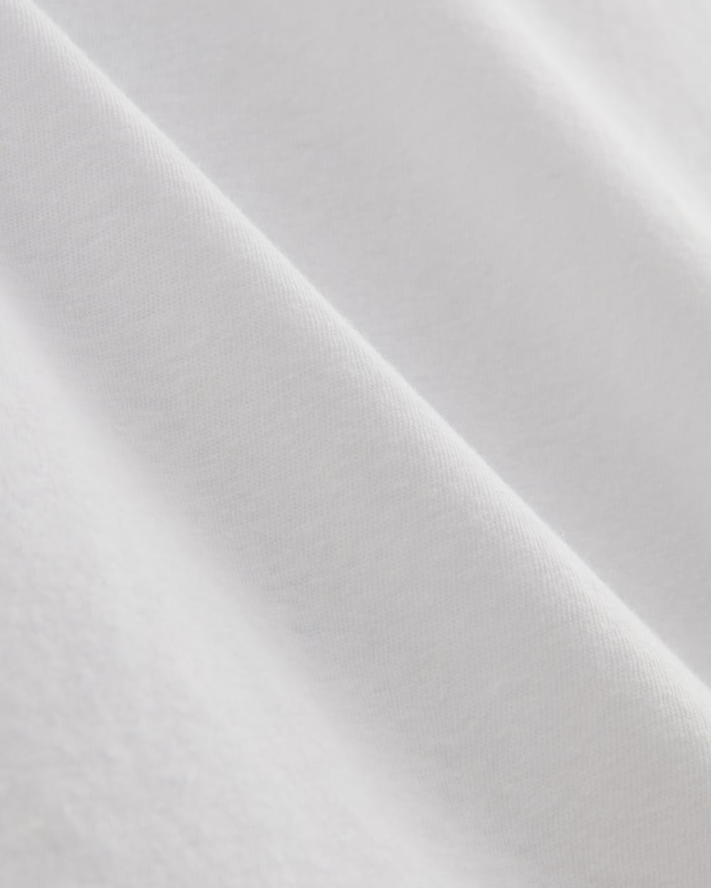 The Muscle Tee in Cotton Linen | White