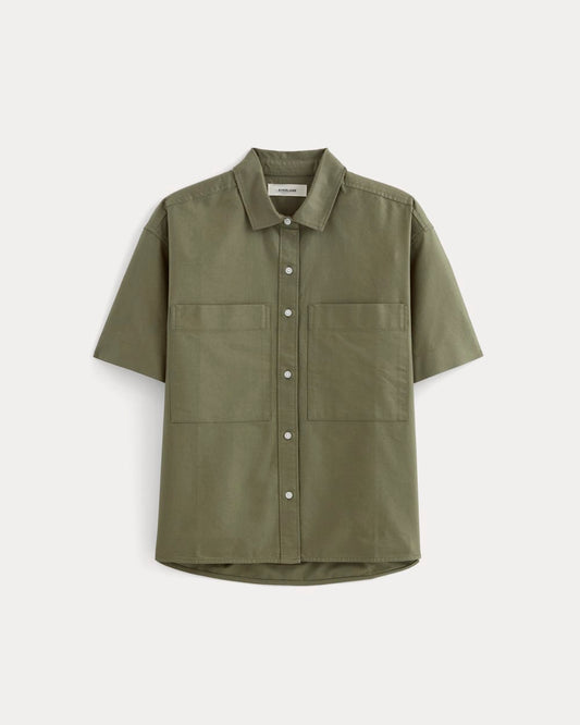 The Short-Sleeve Boxy Oxford | Kalamata