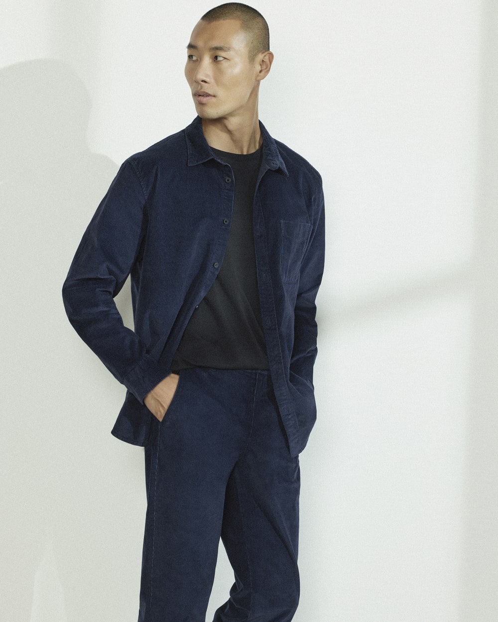 The Relaxed Corduroy Shirt | Navy