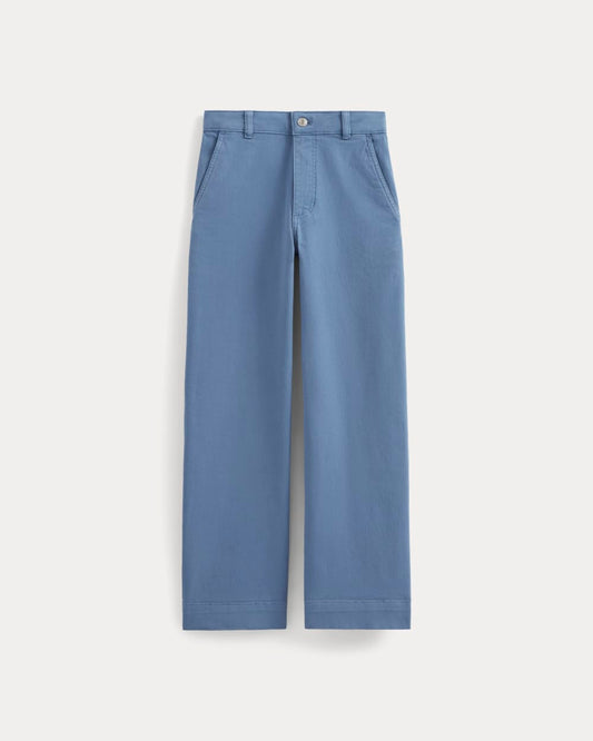 The Utility Wide-Leg Pant | Cornflower Blue