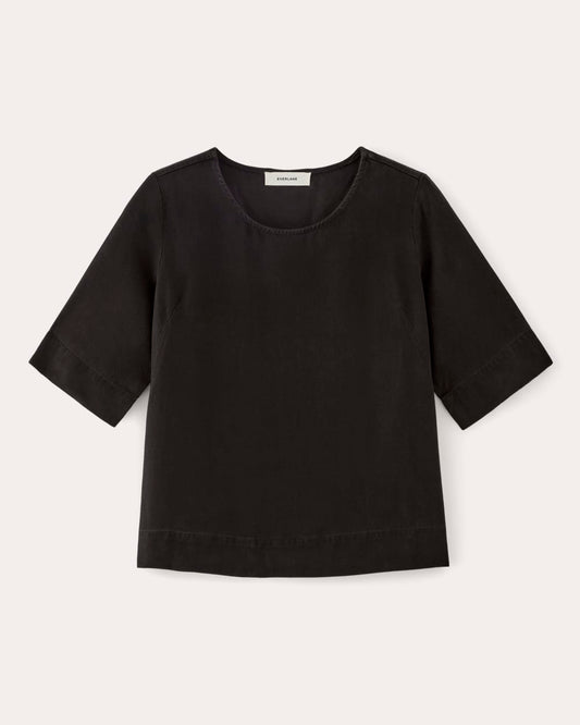 The Relaxed Tee in Buttersoft | Black