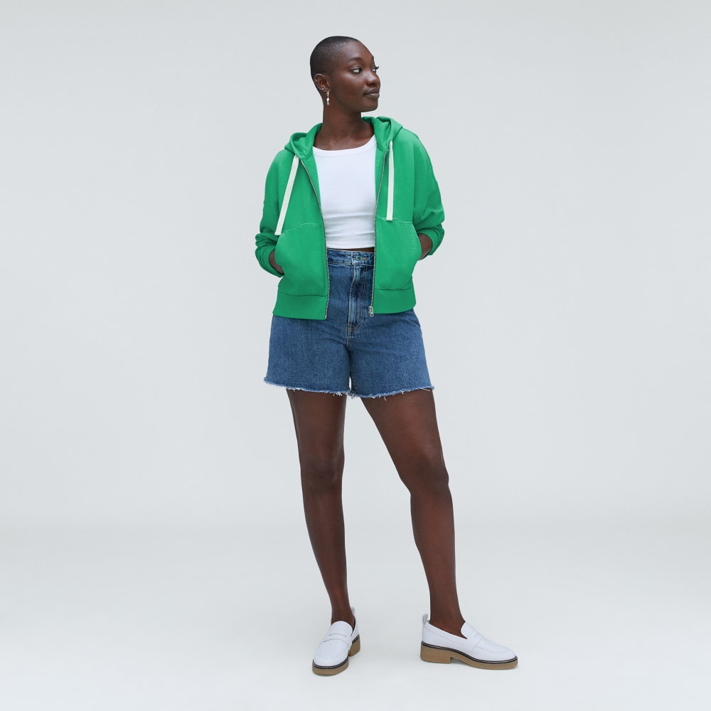 The Track Organic Cotton Hoodie | Bright Jade