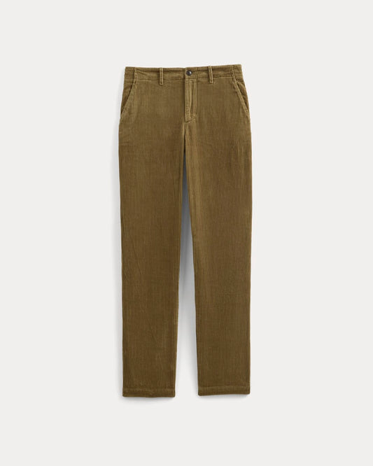 Wide Wale Corduroy Trouser | Aged Brass