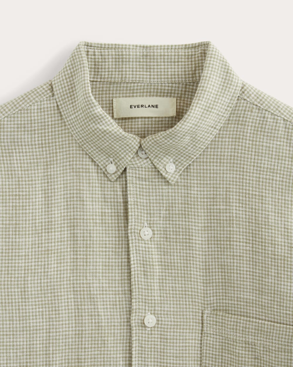 The Classic Short-Sleeve Shirt in Linen | Elm Gingham