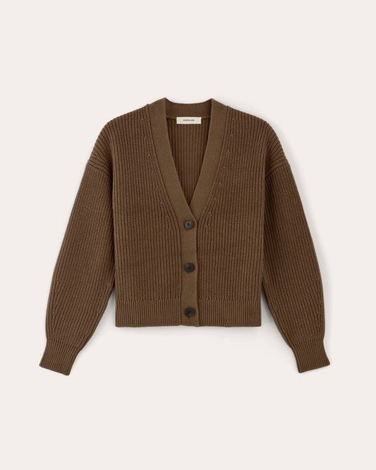 The Boxy Cardigan in Everyday Cotton | Cocoa