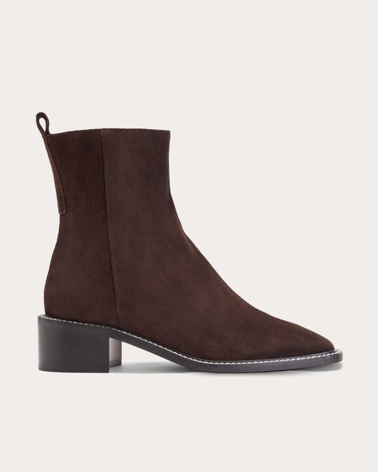 The City Boot | Dark Brown Suede