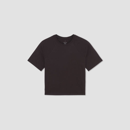 The Organic Cotton Raglan Tee | Vintage Black