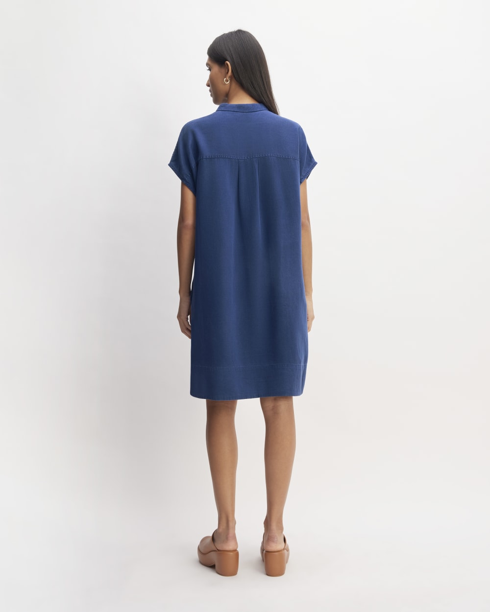 The TENCEL™ Easy Workwear Dress | Bellwether Blue