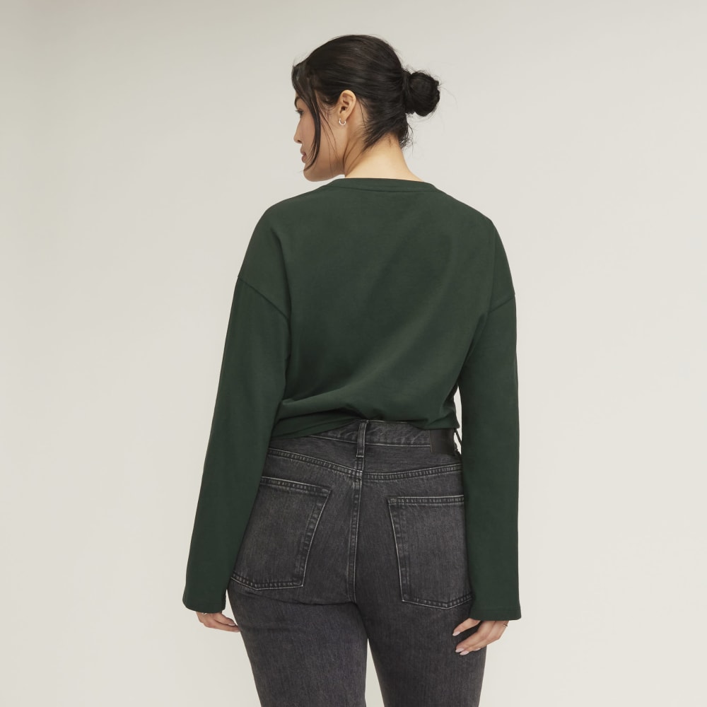 The Organic Cotton Relaxed Long Sleeve Tee | Scarab