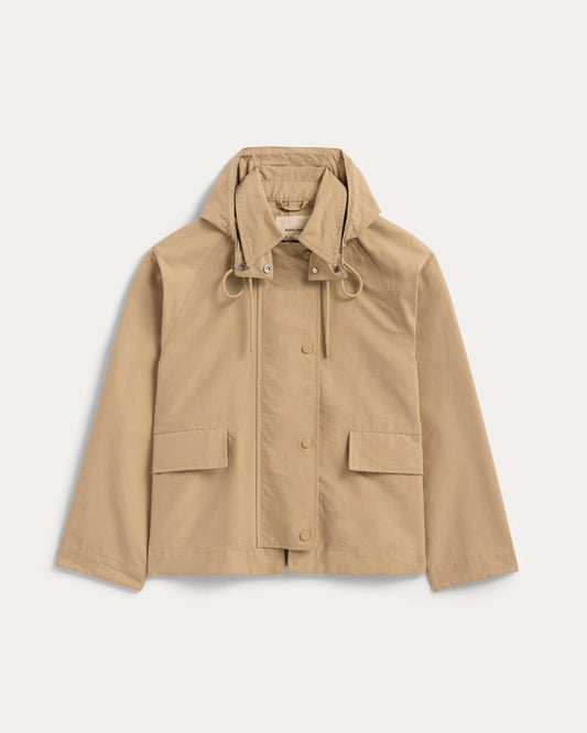 The Short Anorak | Trench Coat Khaki