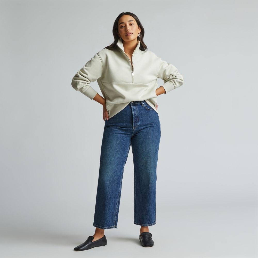 The ReTrack Half-Zip Sweatshirt | Pelican