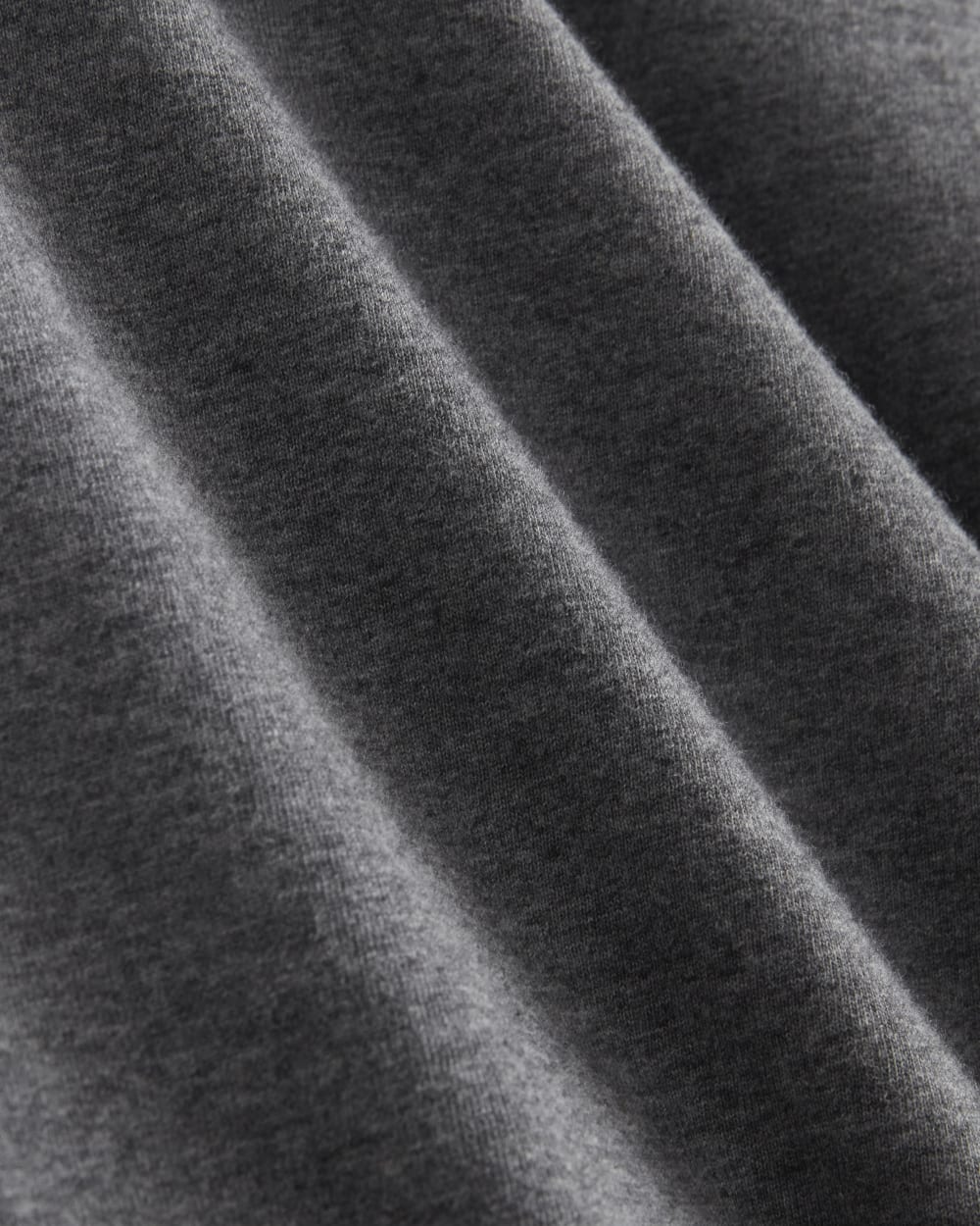 The Essential Organic Crew | Heathered Charcoal